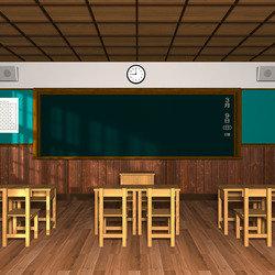 木造校舎の教室2