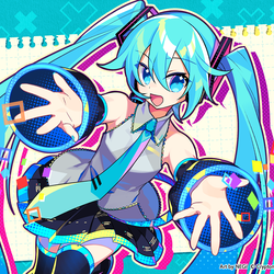 「初音ミク ロジックペイントS+」配信&動画投稿サポート素材