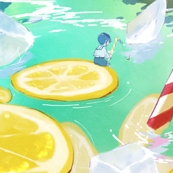 レモネードの池