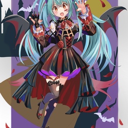 ゴシックホラーなヴァンパイアミク