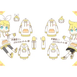 鏡音×ぶかぶかパーカー