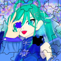 天輝く星空のピース