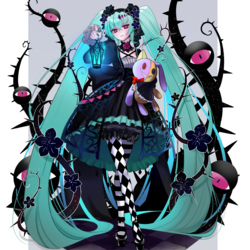 ゴシック＆ホラーミク　いばらの森で迷う