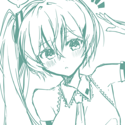 初音ミク　イラスト