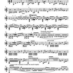 独奏琵琶のための　うたかた　UTAKATA for Biwa Solo　楽譜　