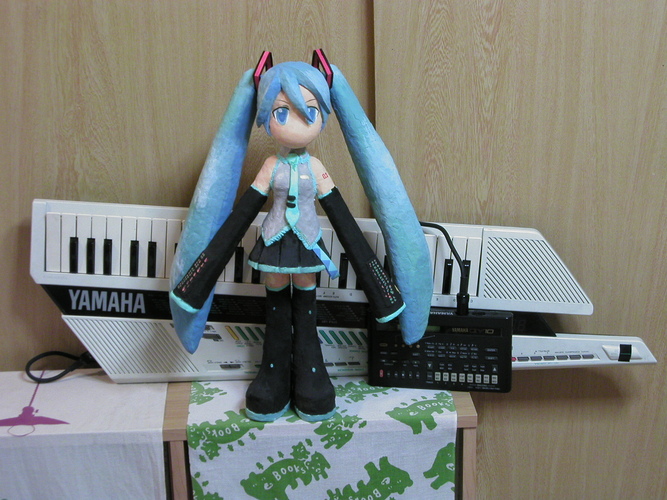 Piapro ピアプロ イラスト 冬休みの紙ねんど工作