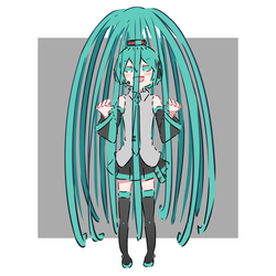 ポニーテール？ミクさん