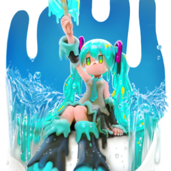 夏があつすぎてとけるみく