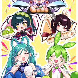 マジカルミライ2025記念イラスト（文字なし）