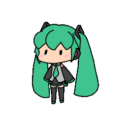 ちょっと悲しいことがあったミク