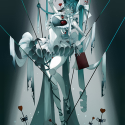 廃病院×ゴシックドール　ミク