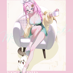 「ルームウェア」巡音ルカ イラスト