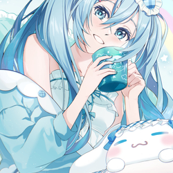 初音ミク × シナモロール