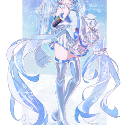 雪ミク（公式衣装）Snow Lantern Guide