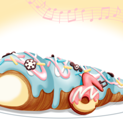 雪ミクのスイーツパイコロネ