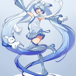 くるくる雪遊び