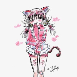 猫耳ジャージメイドユキ