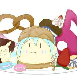 雪ミクのシュークリーム