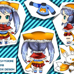 Snow Miku 2018 Entry- Winter Fox Design