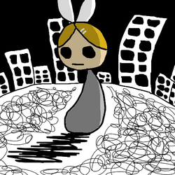 お月さまとりんちゃん