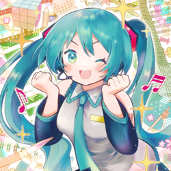 初音ミクお面◆VOCALOID 希少 お面 初音ミク -Project DIVA- f コレクション グッズ