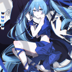 初音ミク　イラスト