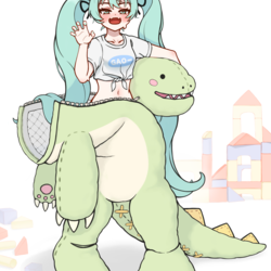 巨大怪獣ミクちゃん