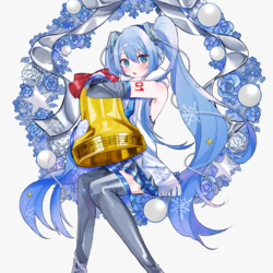 クリスマスリースミク