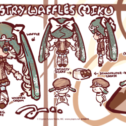 Snow Miku 2026, Puff Pastry Waffles