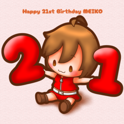 めーちゃん21歳の誕生日おめでとう