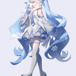 雪ミク（公式衣装）