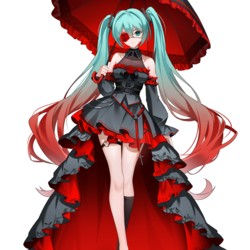 夜風に揺れる薔薇