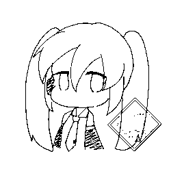 ミクさん透過gif