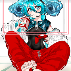 ずぼらストリーマー・ミク
