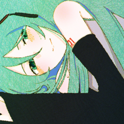 寝転び微笑み