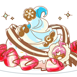 雪ミクソフトクリームドーナツ