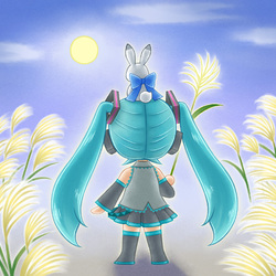 ユキネちゃんとお月見