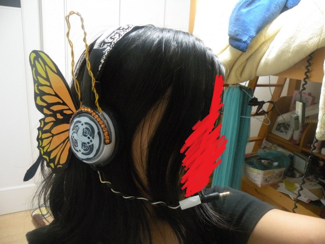 Piapro ピアプロ イラスト Magnetヘッドホン