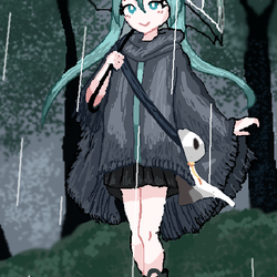 レインウェアミク