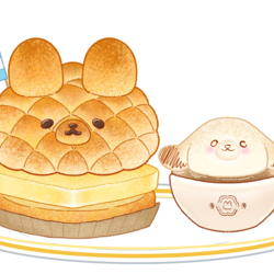 ユキネのメロンパンセット