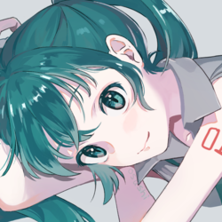 初音ミク うつぶせ