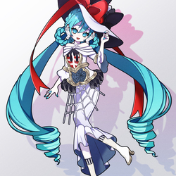 廃墟の洋館で出会ったミク