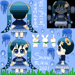 Snow Miku 2021 "Deep sea jellyfish"
