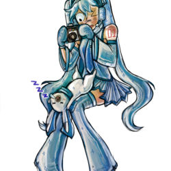 a picture in the making