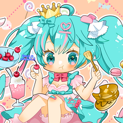 夢かわいいプリンセスミクさん