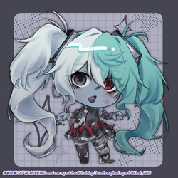 ゴシック&ホラーな初音ミク ミニキャラ