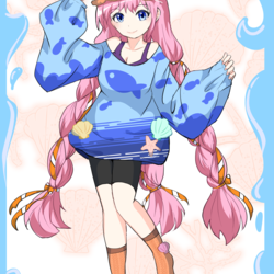 かわいいでしょ、メンダコさんの帽子【巡音ルカ・グッスマコラボ応募】