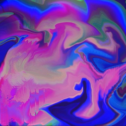 明るい色の渦巻き(4)