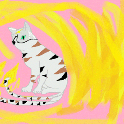 猫又流歌…デフォルメっぽい得体のしれない絵