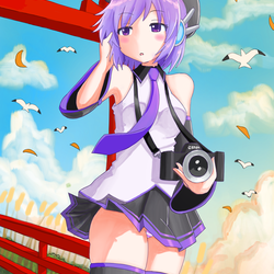 夕方の秋風を吹かせて立ち止まるデフォ子